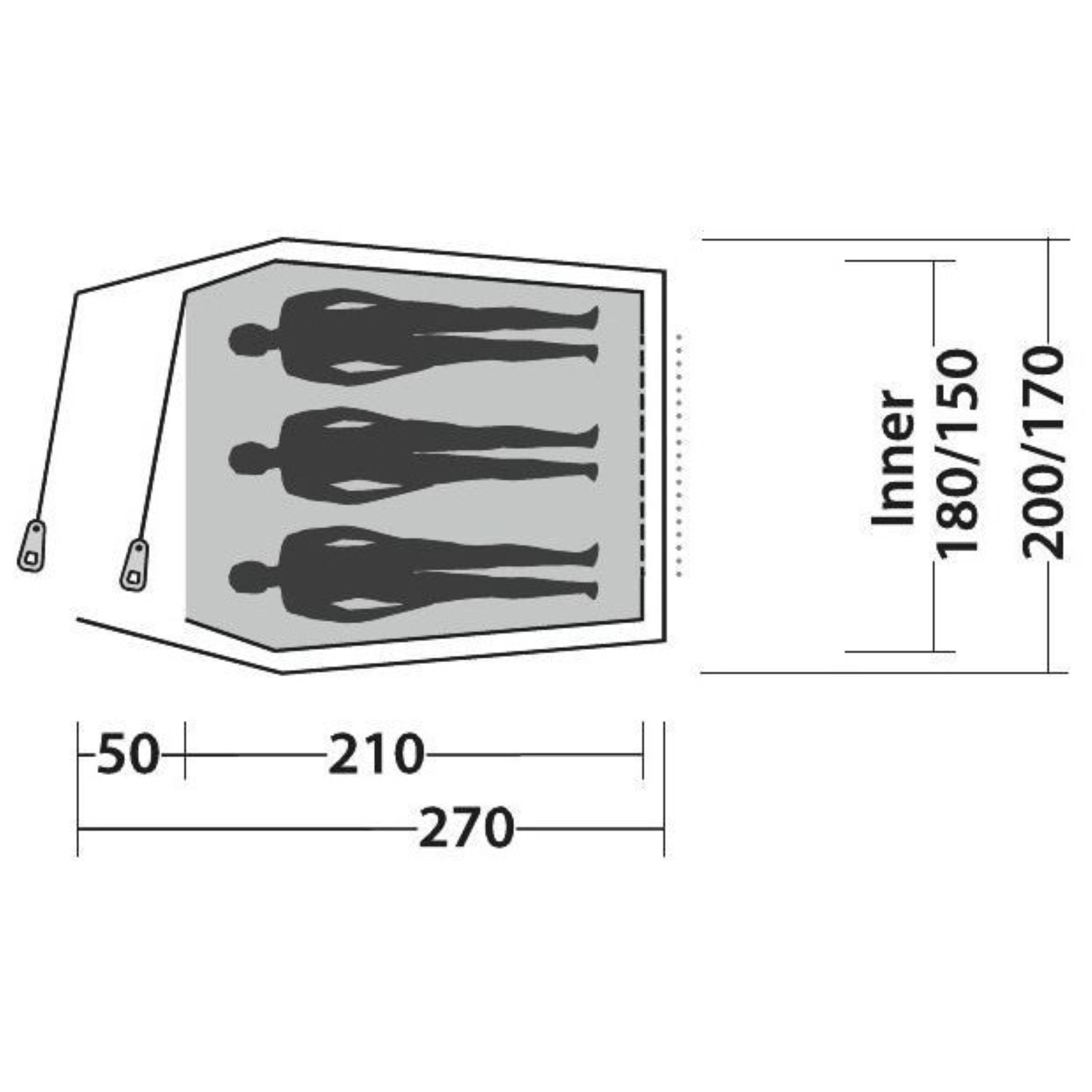 Easy Camp Energy 300 3 Person Tent