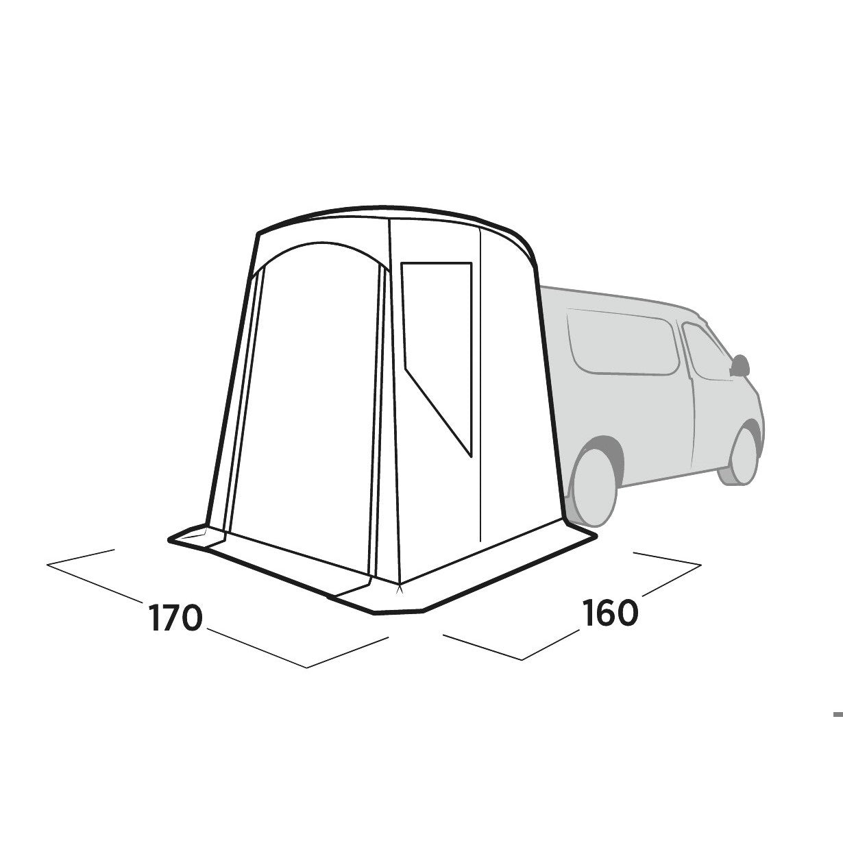 Easy Camp Vehicle Awning Krossbu Mini