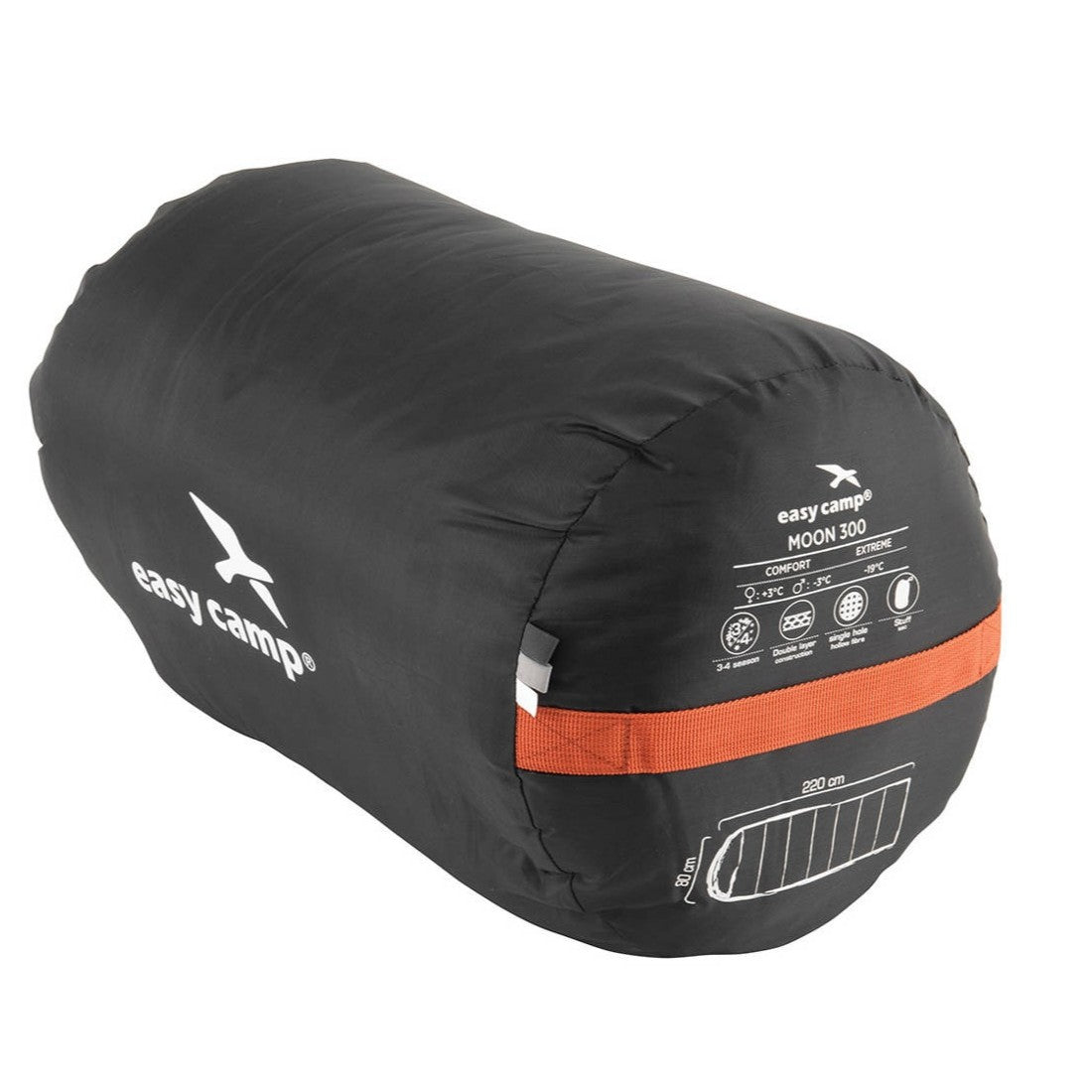 Easy Camp Moon 200 Single Sleeping Bag 195cm