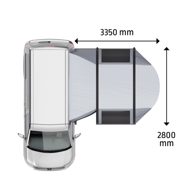 Kampa OPEN BOX Sprint AIR Drive-Way Awning