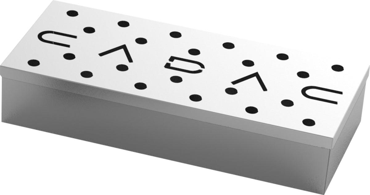 CADAC Stainless Steel Smoker Box (23x9.5x4cm)