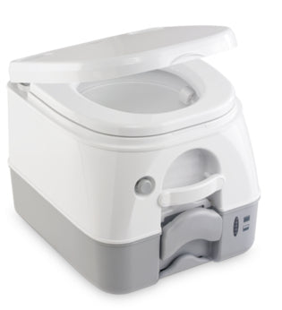 Dometic 972 Portable Toilet, White and Grey