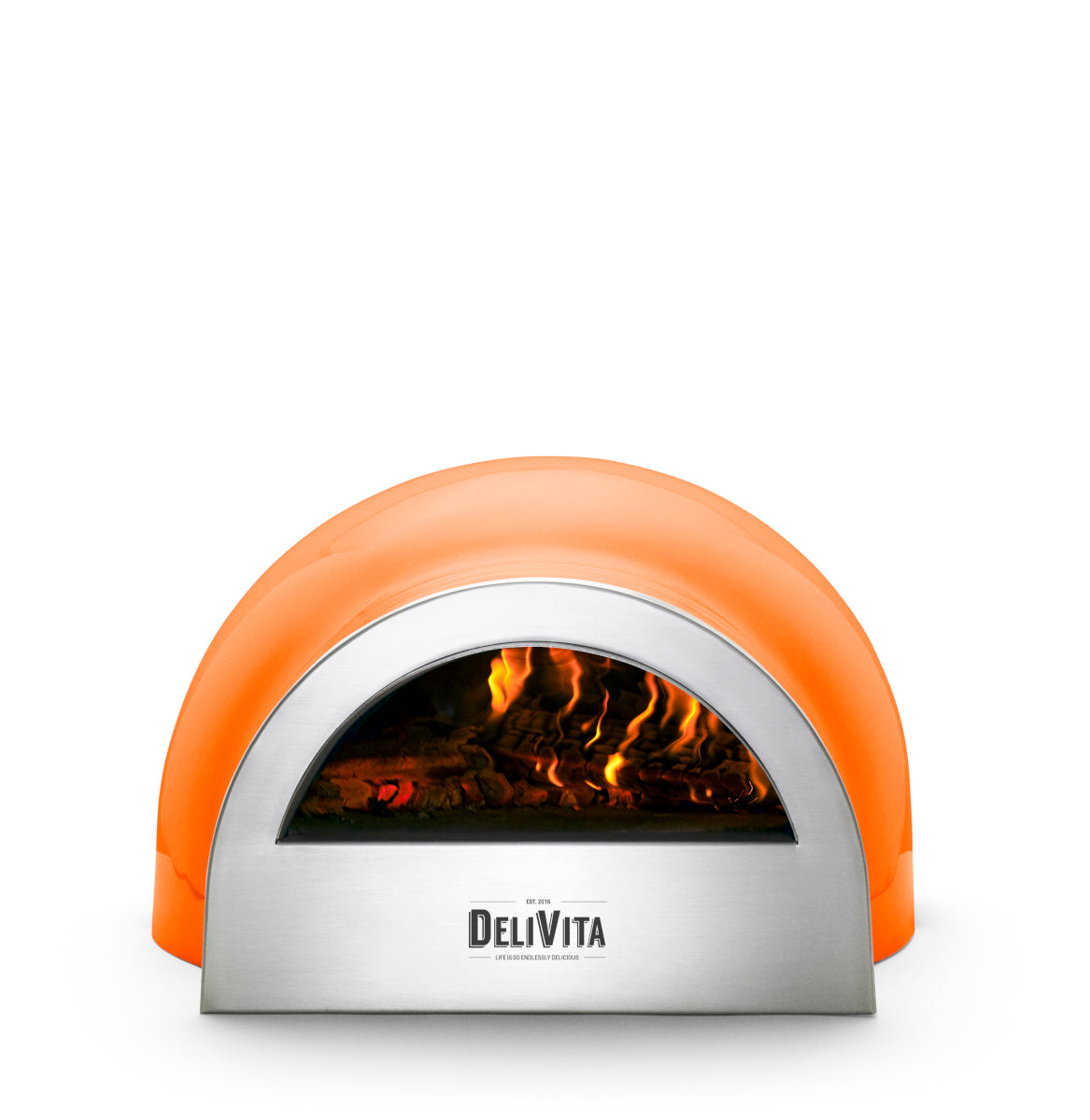 DeliVita The Orange Blaze Oven - Wood Fired Pizza Oven