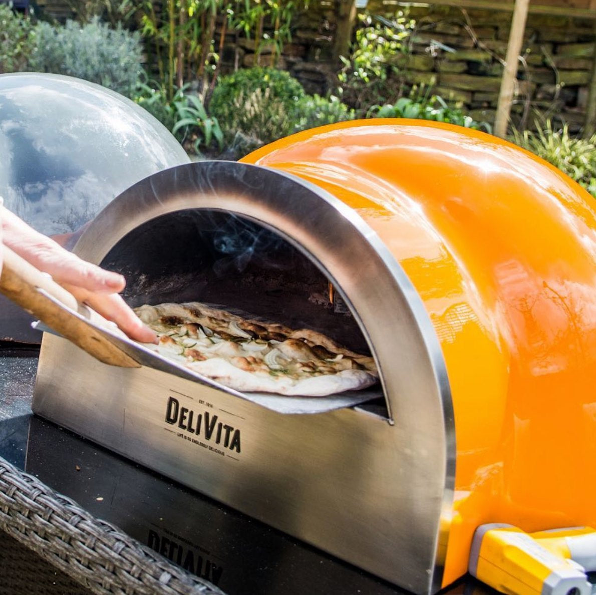 DeliVita The Orange Blaze Oven - Wood Fired Pizza Oven