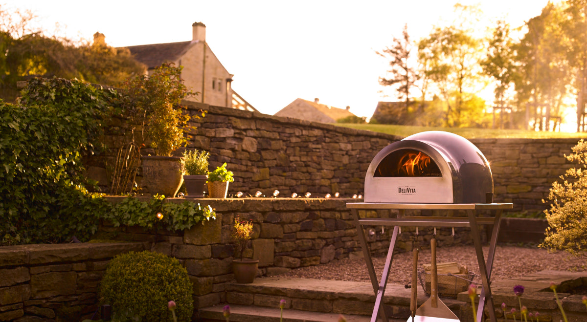 DeliVita The Hale Grey Oven - Wood Fired Pizza Oven