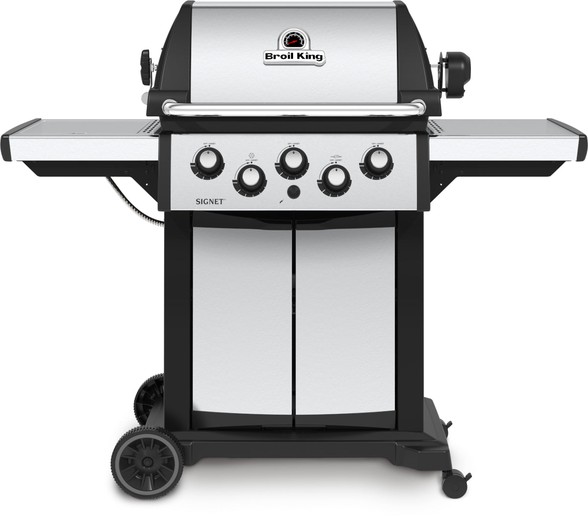 Rotisserie burner outlet grill