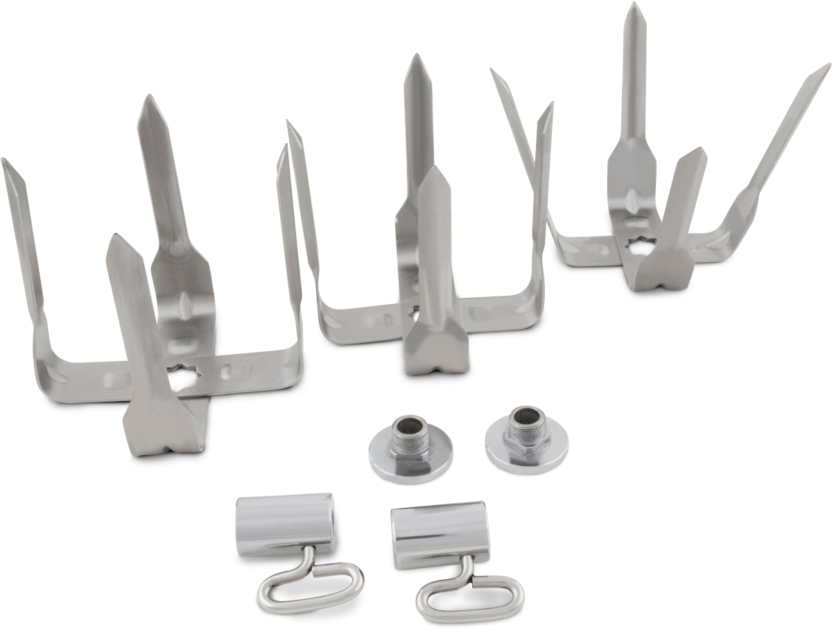 Broil King S.Steel Mega Spit Forks - 6 x 'C' Shaped Forks