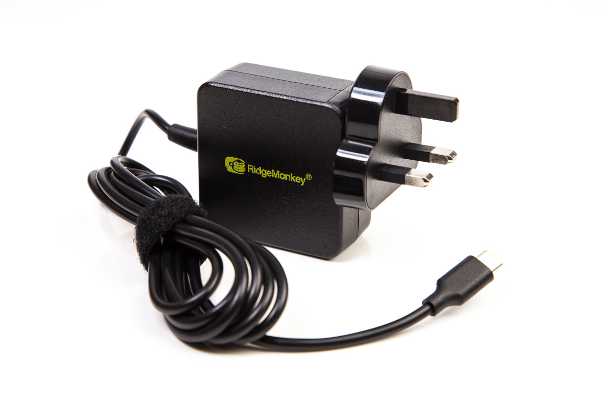 RidgeMonkey Vault 45W USB-C Mains Power Adaptor RM142