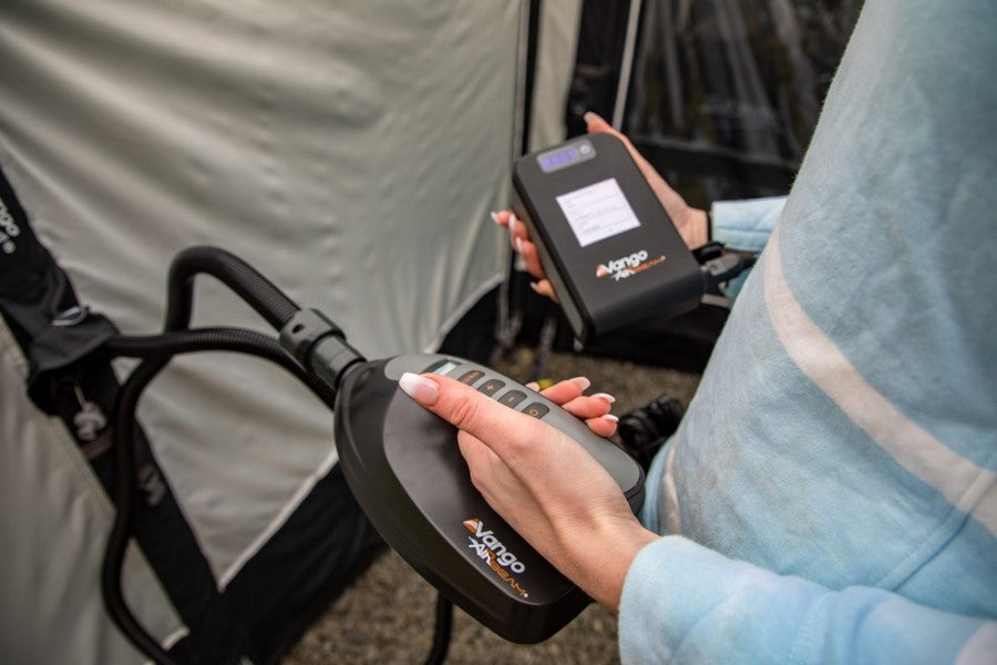Vango AirBeam Zephyr Pump Powered via 12V DC Car Supply Phantom