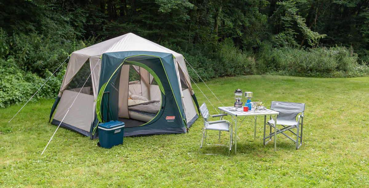 Coleman top hexagon tent