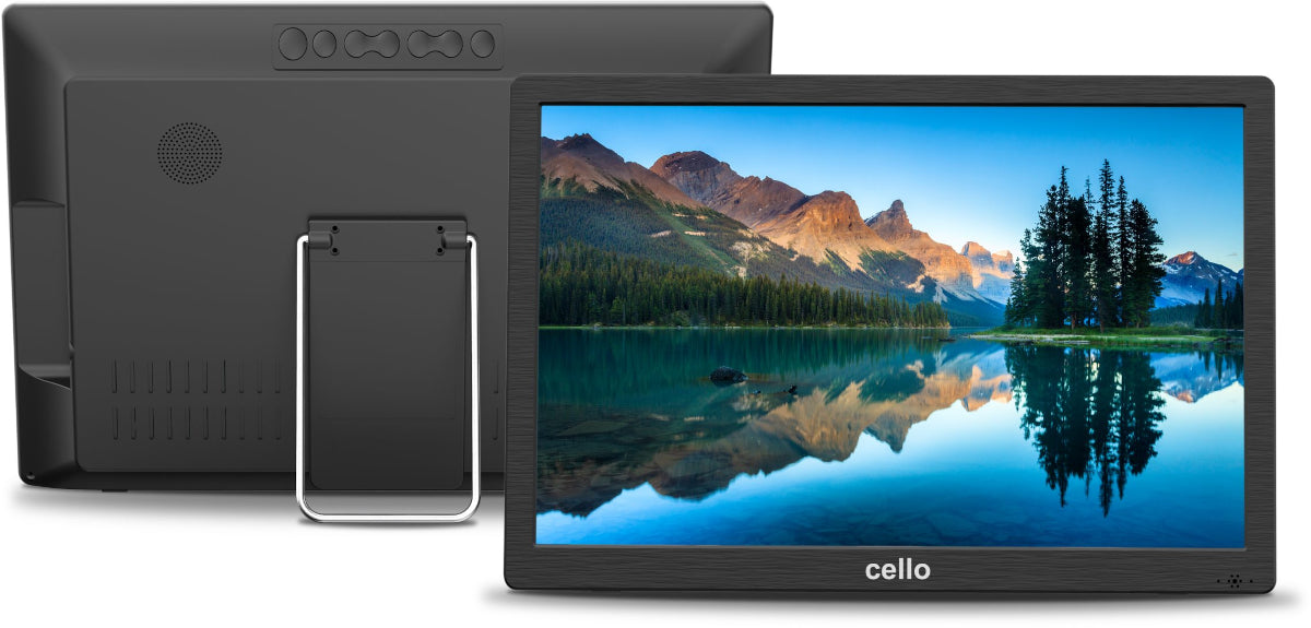 Cello C1420DVB 14" Portable TV with Mains, 12v or Rechargeable Battery Power