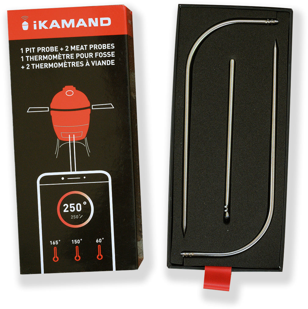 Kamado Joe® iKamand Meat (2) & Pit (1) Probe Kit